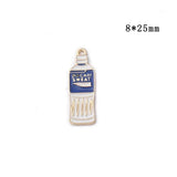 10pcs/Lot Enamel Poker Charms for DIY Jewelry Making