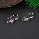 18k Plated Copper Zircon Clasp Hooks Jewelry Making 20pcs/lot