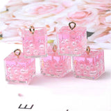 6Pcs Pearl Resin Charms Pendants for DIY Earrings C263