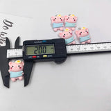 10pcs Pig Egg Charms Resin Pendant DIY Jewelry Making C1211