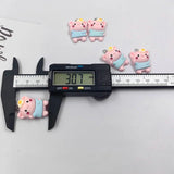 10pcs Pig Egg Charms Resin Pendant DIY Jewelry Making C1211