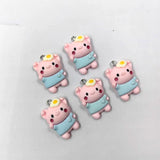 10pcs Pig Egg Charms Resin Pendant DIY Jewelry Making C1211