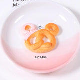 10Pcs Mouse Biscuit Resin Charms for DIY Jewelry Making