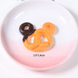 10Pcs Mouse Biscuit Resin Charms for DIY Jewelry Making