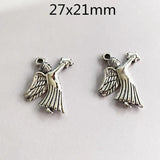 30pcs Angel Fairy Charms Pendants for Jewelry Making DIY Necklace Earrings
