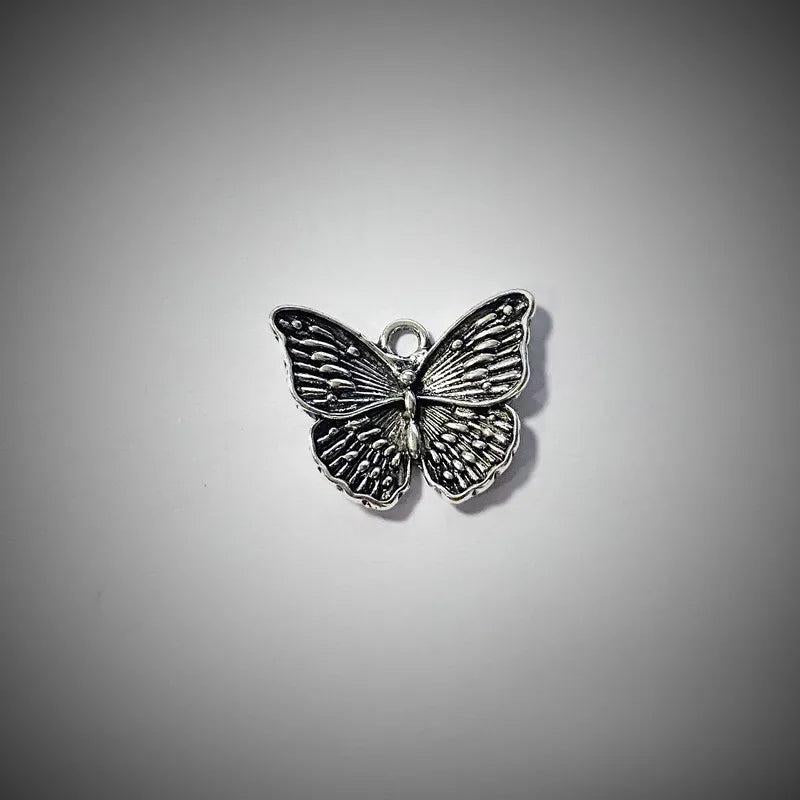 12pcs Butterfly Pendant Charms for DIY Necklace Bracelet Earrings