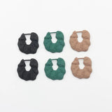 6pcs Geometric Exaggerated Charms for DIY Jewelry Making