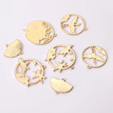 10 PCS Chinese Style Drop Oil Charms Pendant DIY Jewelry Making
