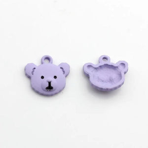 Cartoon Bear Charms 10pcs/lot for DIY Jewelry Making