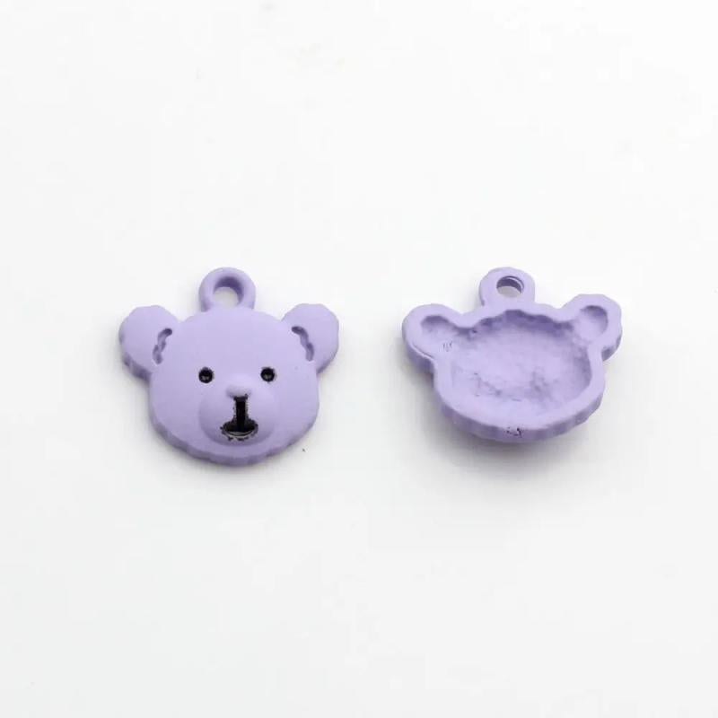 Cartoon Bear Charms 10pcs/lot for DIY Jewelry Making