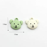 Cartoon Bear Charms 10pcs/lot for DIY Jewelry Making