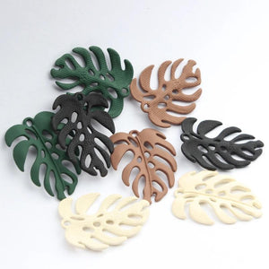 Zinc Alloy Turtle Leaves Charms 6pcs/lot DIY Jewelry Making