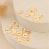 Brass Wave Charms for DIY Jewelry Making