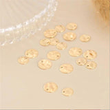 Brass Wave Charms for DIY Jewelry Making