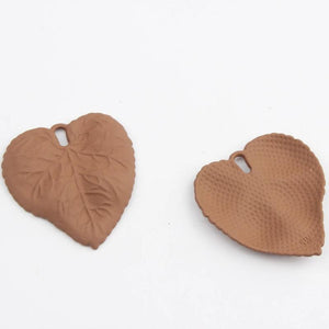 Heart Leaf Charms 6pcs/lot 30mm DIY Jewelry Earring Making