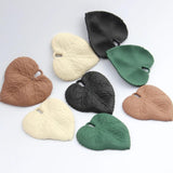 Heart Leaf Charms 6pcs/lot 30mm DIY Jewelry Earring Making