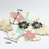 Cherry Blossoms Flowers Charms Pendant 10pcs/lot DIY Jewelry Making
