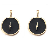 10Pcs Enamel Flash Charm for DIY Jewelry Making