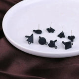 10pcs Spray Paint Geometric Earrings DIY Jewelry Accessories
