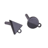 10pcs Spray Paint Geometric Earrings DIY Jewelry Accessories