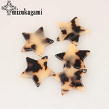 Acetic Acid Resin Star Charms - DIY Jewelry Making Earrings Accessories