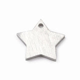 5pcs Stainless Steel Star Charms Pendants for DIY Jewelry Crafts