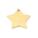 5pcs Stainless Steel Star Charms Pendants for DIY Jewelry Crafts