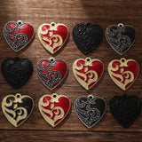 10pcs Eye Heart Charms Pendant for Jewelry Making