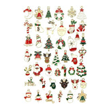 45x Christmas Charms Pendants Snowman Gift Ornament Mixed Lot