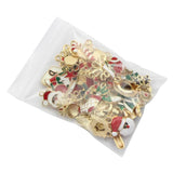 45x Christmas Charms Pendants Snowman Gift Ornament Mixed Lot
