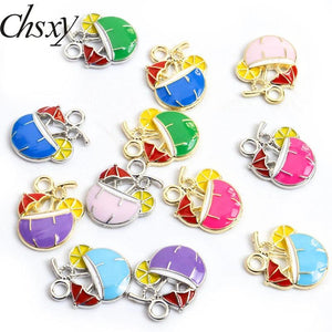20pcs Coconut Drinks Charms for DIY Jewelry Making 15x13mm