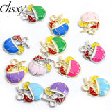 20pcs Coconut Drinks Charms for DIY Jewelry Making 15x13mm
