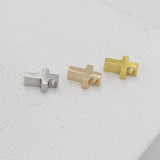 5Pcs Stainless Steel Cross Pendant For Necklace DIY Jewelry Making