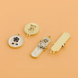5pcs Rose Flower Charms for DIY Jewelry Making