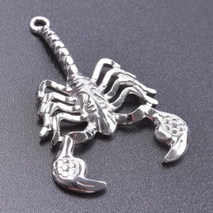 5Pcs Stainless Steel Scorpion Charms Pendant for Jewelry Making DIY