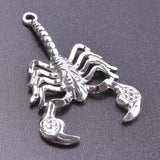 5Pcs Stainless Steel Scorpion Charms Pendant for Jewelry Making DIY