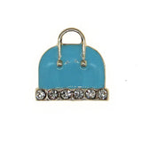 10PCS Colorful Enamel Charms Rhinestone Ornament DIY Earring Jewelry Findings
