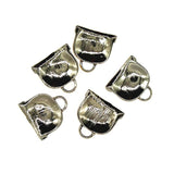 10PCS Colorful Enamel Charms Rhinestone Ornament DIY Earring Jewelry Findings