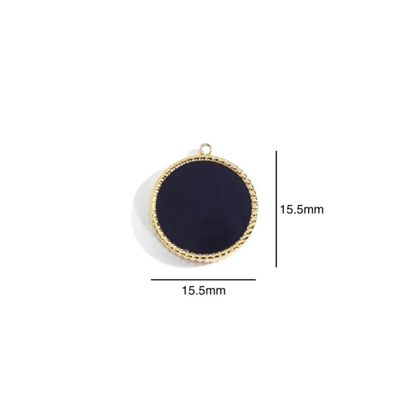 Golden Stainless Steel Minimalist Charms with Shell