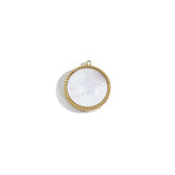 Golden Stainless Steel Minimalist Charms with Shell