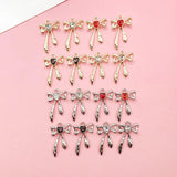 15x24mm Rhinestone Bow Charm For Jewelry Making