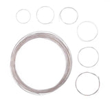 925 Sterling Silver 1M Long Beading Wire Cord String for DIY Jewelry Making