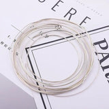 925 Sterling Silver 1M Long Beading Wire Cord String for DIY Jewelry Making