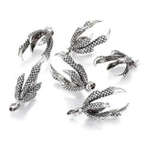 Dragon Claw Metal Inlay Bails Tibetan Style Pendant Holder