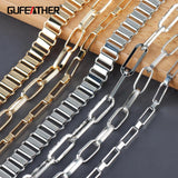 18k Rhodium Plated Copper Charm Chain for DIY Jewelry Making