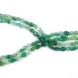 Green Carnelian Nature Gravel Beads 5mm-7mm for DIY Jewelry Making