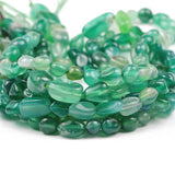 Green Carnelian Nature Gravel Beads 5mm-7mm for DIY Jewelry Making