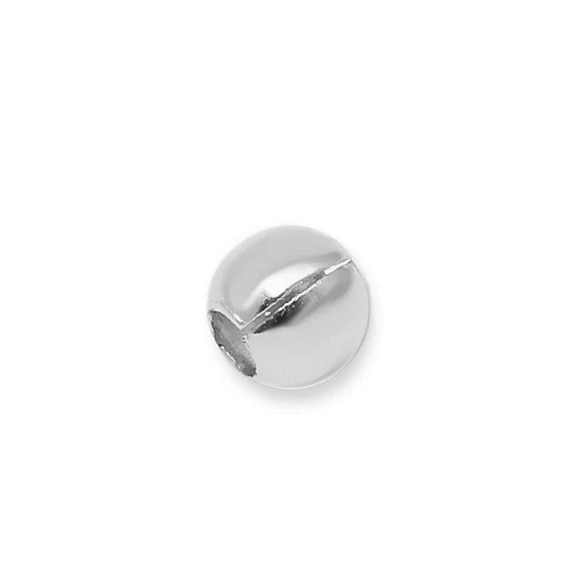 925 Sterling Silver End Cap Beads Spacer Charms for Diy Jewelry Making
