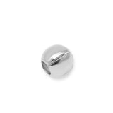 925 Sterling Silver End Cap Beads Spacer Charms for Diy Jewelry Making