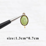 DIY Zircon Pendants 10pcs/lot 18k Plated Copper Jewelry Making